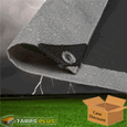 Super Heavy Duty Silver / Black Poly Tarpaulins